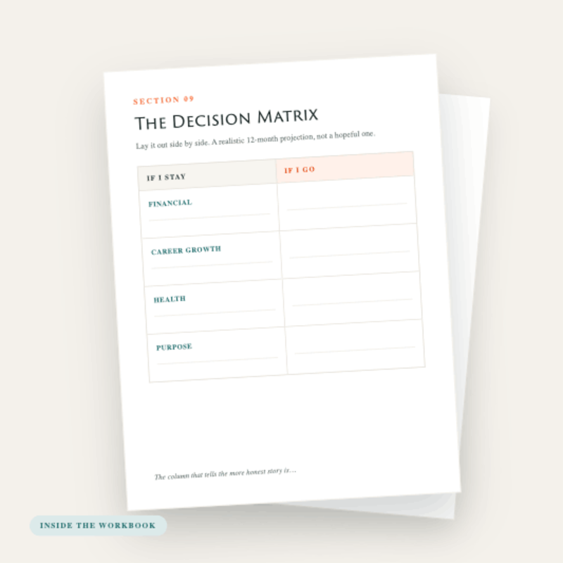 The Stay or Go Workbook 2