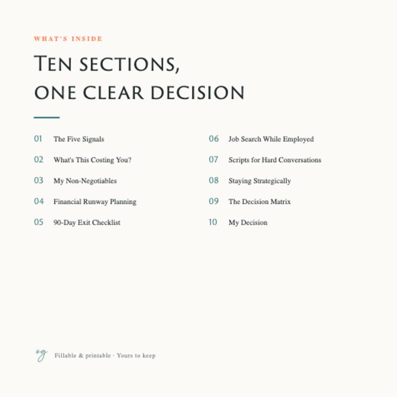 The Stay or Go Workbook 3